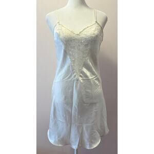 Vintage Victoria's Secret Gold Label Lace Silk Negligee Lingerie Size S